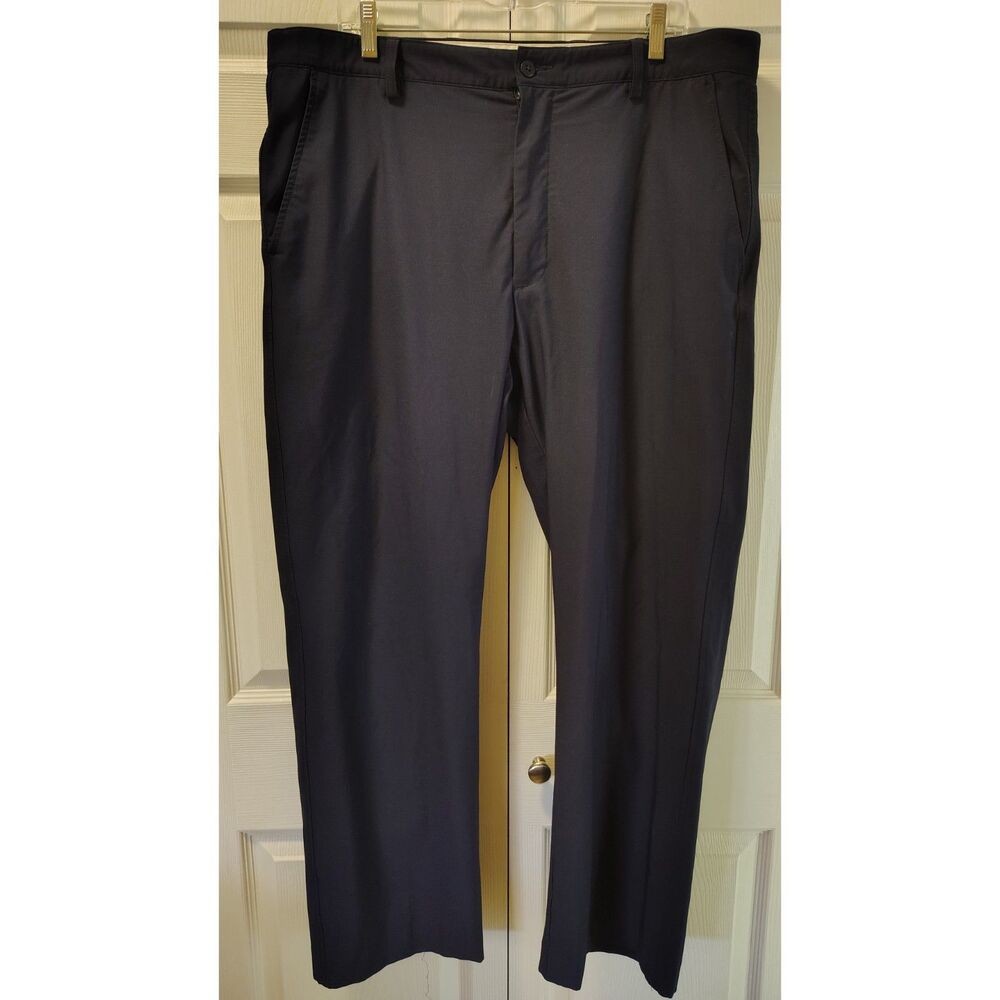 FootJoy Men’s Flat Front Performance Golf Pants Navy Blue W38L30